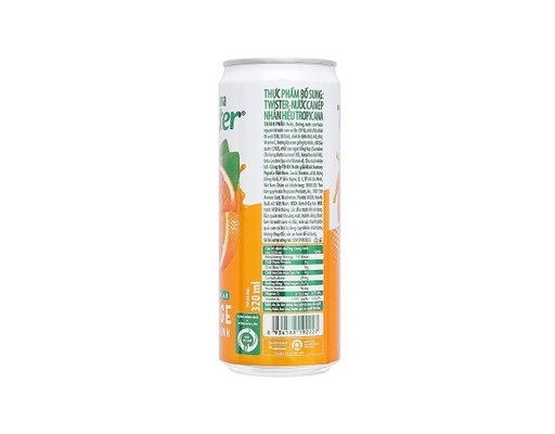 Lốc 6 Lon Cam Ép Sleek 320ml Twister ảnh 4