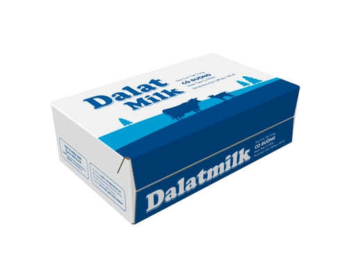 Thùng 48 Hộp Sữa Tươi Tiệt Trùng Dalatmilk Có Đường 180ml Dalatmilk ảnh 2