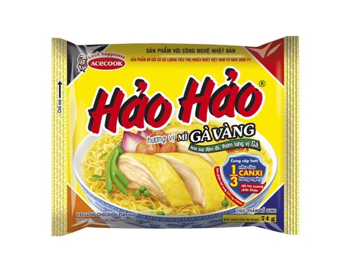 Thùng 30 Gói Mì Hảo Hảo Vị Gà Vàng Gói 74g ACECOOK ảnh 1