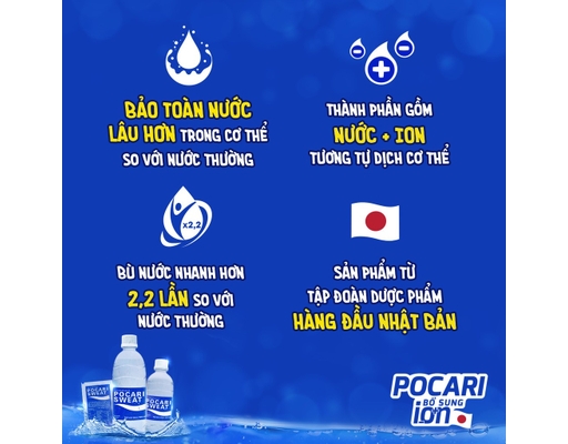 Thùng 15 Thức Uống Bổ Sung Ion Sweat 900ml Pocari ảnh 3