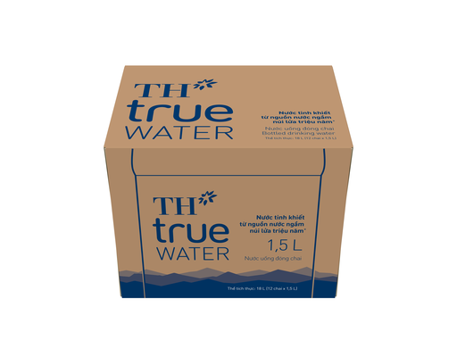 Thùng 12 Chai Nước Tinh Khiết Th True Water 1.5L TH True Milk ảnh 0