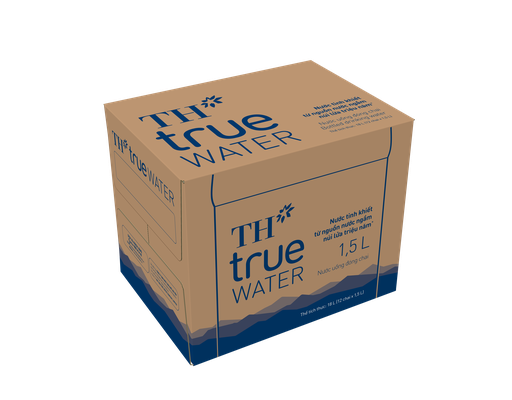 Thùng 12 Chai Nước Tinh Khiết Th True Water 1.5L TH True Milk ảnh 1