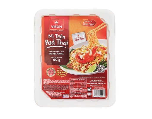 Thùng 18 Khay Mì Trộn Vifon Vị Pad Thái Khay 90g Vifon ảnh 3