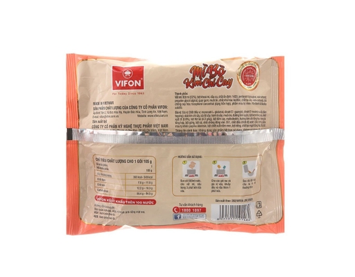 Mì Vifon Vị Bò Cay Kim Chi Gói 105g Vifon ảnh 1