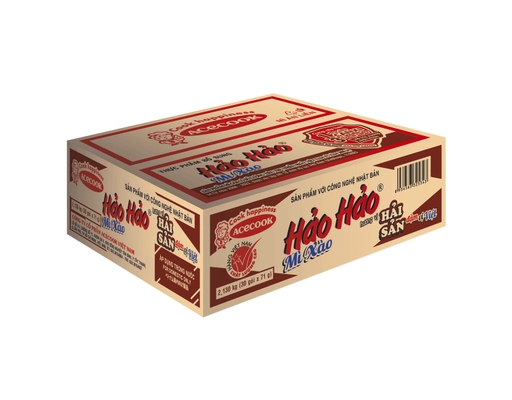 Thùng 30 Gói Mì Xào Hải Sản Hảo Hảo Đậm Vị Việt Gói 75g ACECOOK ảnh 0