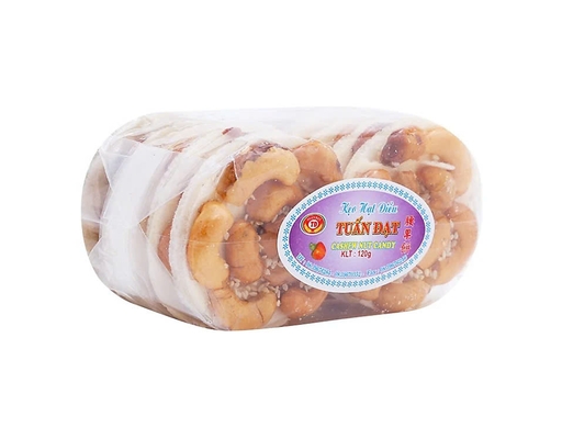 Kẹo Bẹ Hạt Điều 120g Tuấn Đạt ảnh 1
