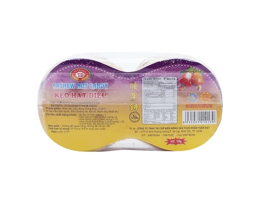 Kẹo Bẹ Hạt Điều 120g Tuấn Đạt ảnh 4