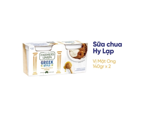 Lốc 2 Sữa Chua Tươi Mật Ong 140g Farmers Union ảnh 1