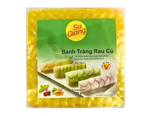 Bánh Tráng Rau Củ 200g Sa Giang ảnh 0