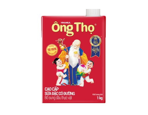 Sữa Đặc Có Đường Ông Thọ Đỏ Hộp 1Kg 1kg Ông Thọ ảnh 0