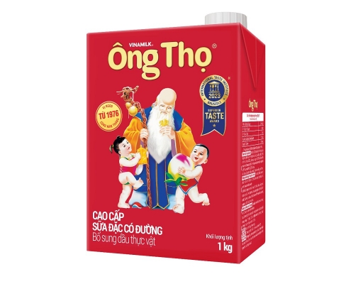 Sữa Đặc Có Đường Ông Thọ Đỏ Hộp 1Kg 1kg Ông Thọ ảnh 1
