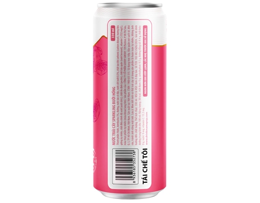 Nước Trái Cây Sparkling Vị Bưởi Hồng 330ml MaMaPop ảnh 2