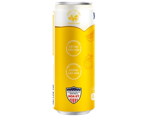 Nước Trái Cây Sparkling Vị Cam Yuzu 330ml MaMaPop ảnh 1