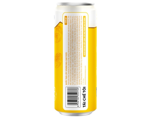 Nước Trái Cây Sparkling Vị Cam Yuzu 330ml MaMaPop ảnh 2