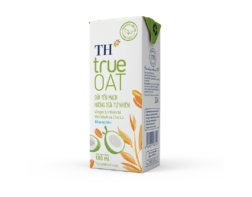 Lốc 4 Hộp Sữa Yến Mạch Th True Oat Hương Dừa 180ml Th True Oat ảnh 2