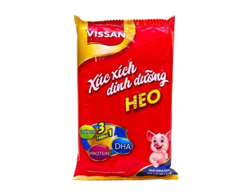 Xúc Xích Tiệt Trùng Dha Heo 35gx5 Vissan ảnh 1