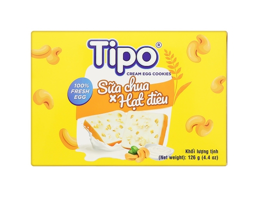 Bánh Trứng Sữa Chua Rắc Hạt Điều 126g Tipo ảnh 0