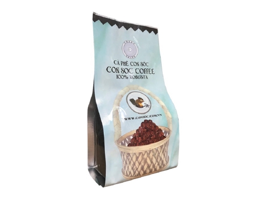 Gói Cà Phê Hạt 100% Con Sóc 200g Robusta ảnh 0