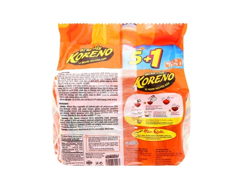 Lốc 5 Gói Mì Vị Kim Chi Koreno 75g Koreno ảnh 2