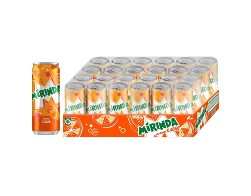 Thùng 24 Lon Nước Ngọt Hương Cam 320/330ml Mirinda ảnh 0