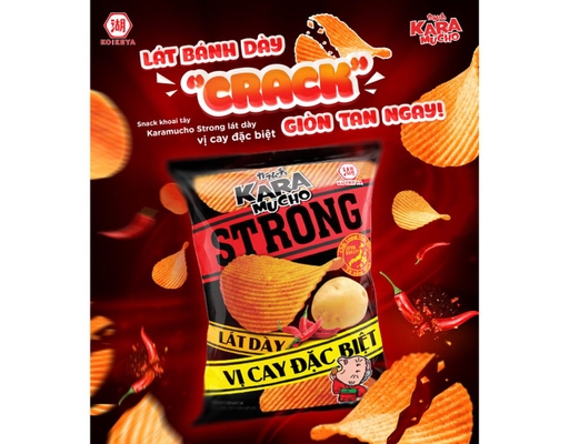 Snack Khoai Tây Lát Dày Vị Cay Đặc Biệt 80g Karamucho ảnh 1