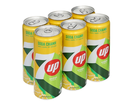 Thùng 24 Lon Nước Uống Có Ga Soda Chanh 320ml-09441804 7Up ảnh 1