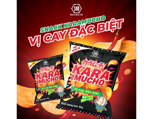 Snack Khoai Tây Vị Sốt Cay Đặc Biệt 120g Karamucho ảnh 1