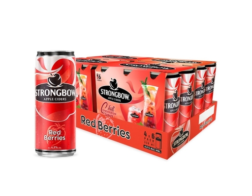 Thùng 24 Lon Strongbow Appleciders Red Berries 330Ml
