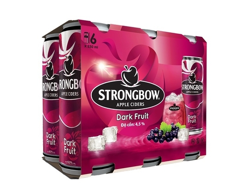 Thùng 24 Lon Strongbow Appleciders Dark Fruit 330Ml