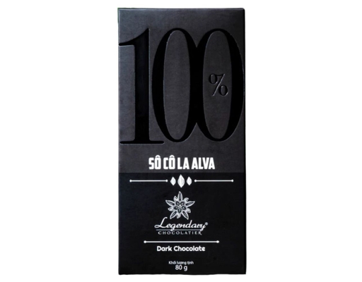 Sôcôla Không Đường Alva 100% Cacao 80g Legendary ảnh 0