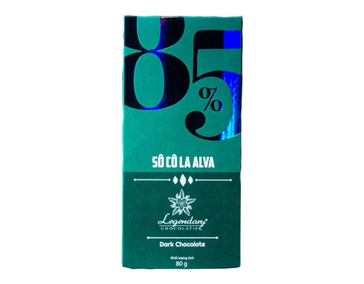 Sôcôla Đen Thêm Đường Alva 85% Cacao 80g Legendary ảnh 0