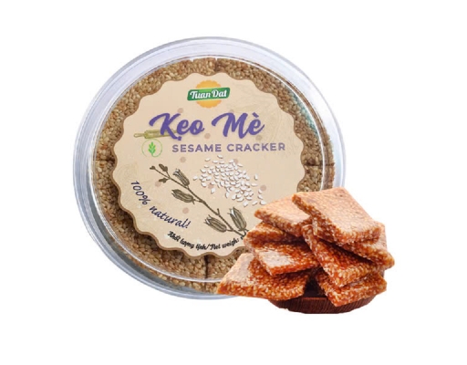 Kẹo Mè Trắng 130g Tuấn Đạt ảnh 0