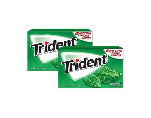 Kẹo Gum Không Đường Vị Bạc Hà 50.4g Trident ảnh 0