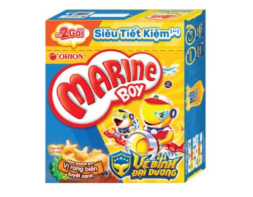 Combo Bánh Marine Boy Vị Tảo 70g Orion ảnh 0
