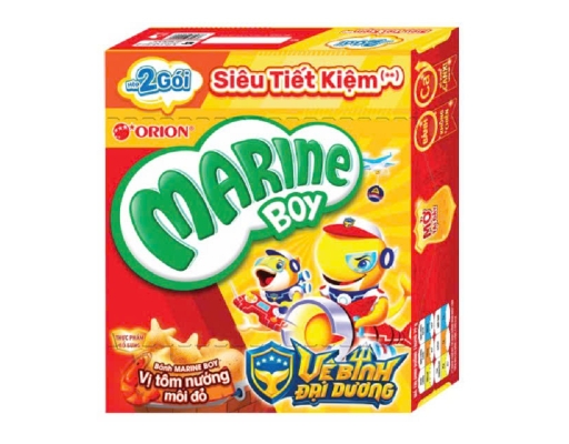 Combo Bánh Marine Boy Vị Tôm 70g Orion ảnh 0
