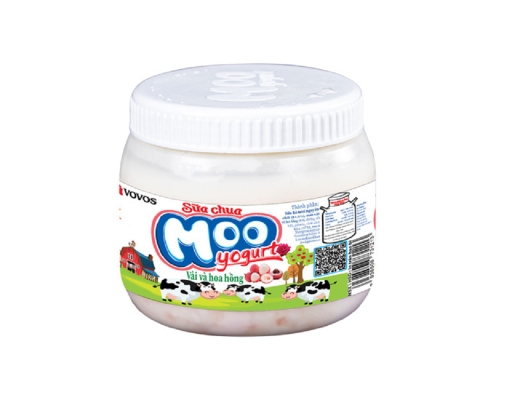 Sữa Chua Ăn Vị Vải Và Hoa Hồng 180g Moo Yogurt ảnh 0