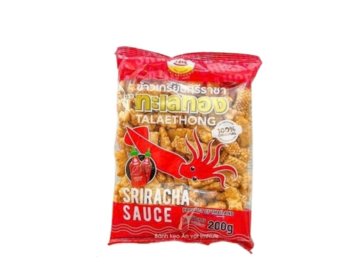 Snack Mực Vị Tương Ớt Siracha 200g Talaethong ảnh 0