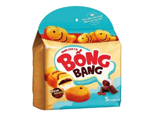 Bánh Cá Bống Bang Mochi Socola Đậu Đỏ 145g Orion ảnh 0
