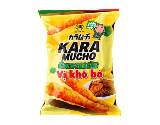 Snack Bắp Vị Khô Bò 57g Karamucho ảnh 0