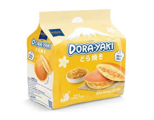 Bánh Dorayaki Chà Bông Xốt Bơ 150g Kido ảnh 0