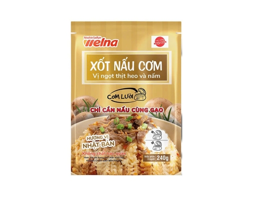 Xốt Nấu Cơm Vị Ngọt Thịt Heo Và Nấm 240g Welna ảnh 0