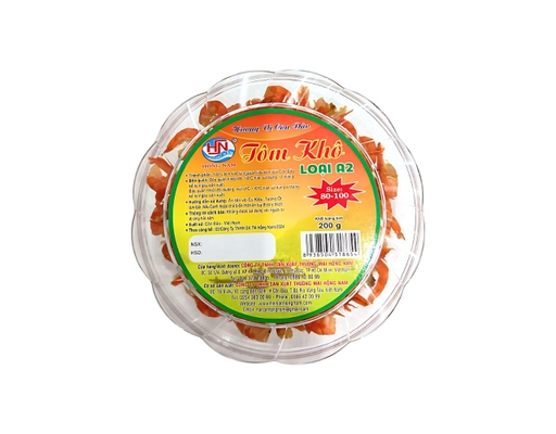 Tôm Khô Con Đảo Loại A2 80-100 200g Hồng Nam ảnh 0