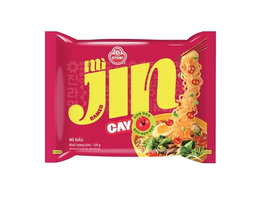 Mì Jin Ramen Vị Cay Gói 120g Otoki ảnh 1