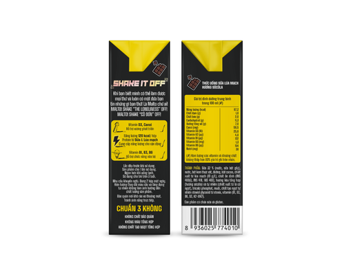 Lốc 4 Hộp Sữa Lúa Mạch Hương Socola Lof Malto 180ml Lof ảnh 3