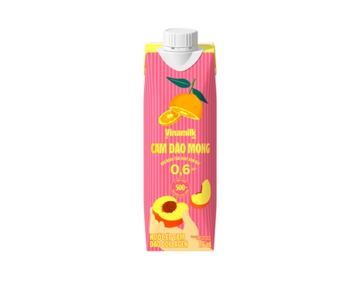 Nước Ép Cam Đào Collagen 275ml Vinamilk ảnh 0