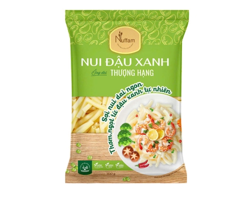 Nui Đậu Xanh Thượng Hạng 350g Nuffarm ảnh 0