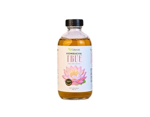 Trà Kombucha True Hoa Sen 330ml Vgreen ảnh 0