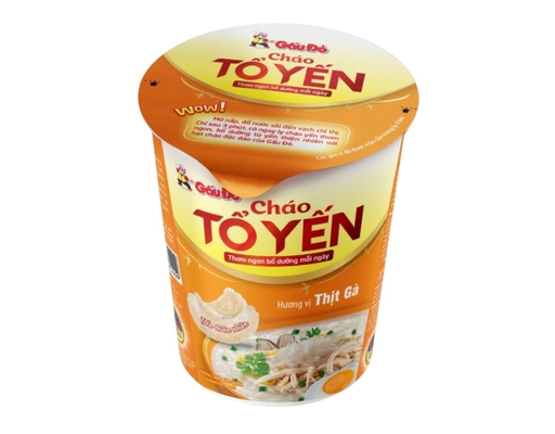 Cháo Ly Tổ Yến Thịt Gà 50g Gấu Đỏ ảnh 0