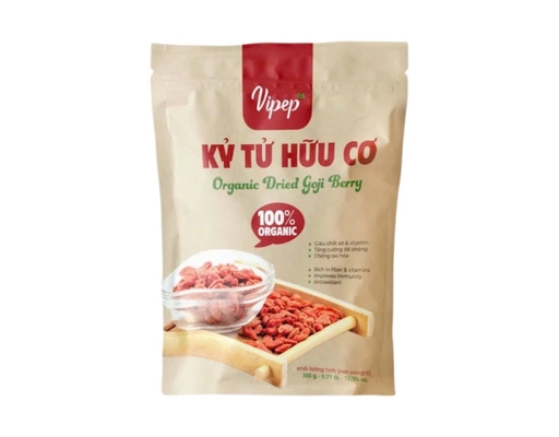 Kỷ Tử Hữu Cơ 350g Vipep ảnh 0
