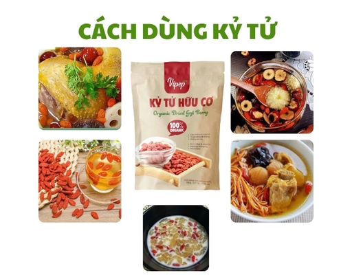 Kỷ Tử Hữu Cơ 350g Vipep ảnh 3